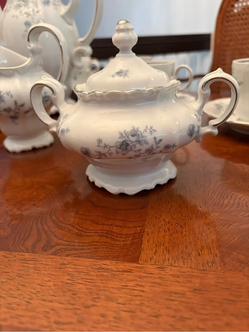 Johann Havilland 23 piece Set for Coffee or Tea service Porcelain Platinum China